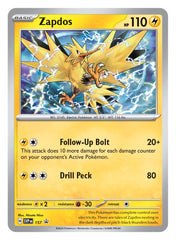 Pokemon TCG: Scarlet & Violet - Surging Sparks Three-Booster Zapdos