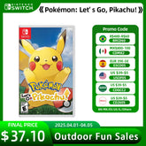 Pokemon: Let’s Go Pikachu Nintendo Switch Game Deals Physical for Nintendo Switch OLED Nintendo Switch Lite Switch Game Cards