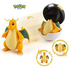Original Pokemon Elf Ball Toys Pocket Monsters Figures Model Pikachu Gengar Elf Ball Dragonite Snorlax Lapras Kids Toy