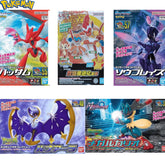 Bandai Original Pokemon Action Figures Mega Lucario Mega Charizard X Meowscarada Scizor Dolls DIY Assembly Collection Model gift