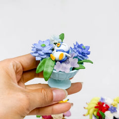Pokemon Teacup Garden Miniature Landscape Ornament Pikachu Squirtle Desktop Ornament Anime Peripheral Gifts