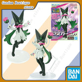 Bandai Genuine Pokemon PLAMO NO.56 Meowscarada Anime Action Figure Collectible Assembly Model Toys Ornaments Gift Children Girl