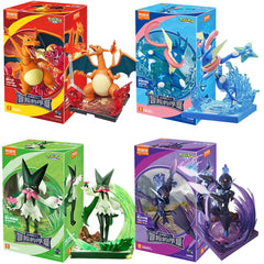 Pokemon Figure Charizard Ceruledge Greninja Meowscarada Action Figure Model Ornamental Decoration Collect Toys Christmas Gift