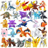 28Pcs/bag Pokemon figure model 5-8cm Pikachu Gengar Charizard Action figure Model collecting toys