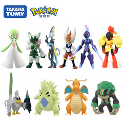 ORIGINAL Pokemon Anime Figure Toy Pikachu Gengar Charizard Dragonite Lucario Psyduck Eevee Cartoon Figurine Model Decor Gift