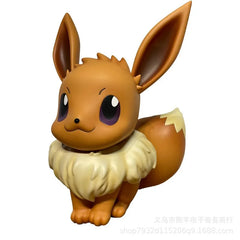 40cm Pokemon Big Size 1:1 Eevee Action Anime Figure Toys Kawaii Cartoon Doll Office/home Ornaments Toys Gifts for Children Teens