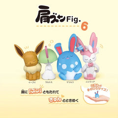 Pokemon Tilting Head Shoulder on Shoulder Eevee Ralts Azumarill Blind Box Gifts Toy Model Anime Figures Collect Ornaments