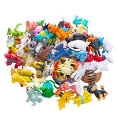 25-100 Pcs Pokemon Figures Large Size 3.5-6 Cm Not Repeating Different Styles Pikachu Charizard Pet Collect Model Kids Toy Gifts