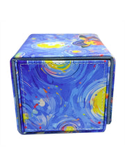 Anime Pokemon Pikachu Deck Box The Starry Night Style Yugioh WS OCG PTCG Trading Cards Pu Leather Storage Collection Box 110+