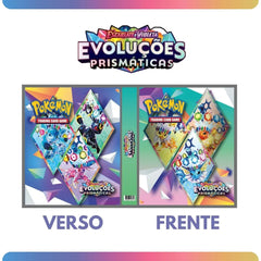 Cartella Pokemon Cartella Evoluzioni Prismatiche Scarlatte e Violette con 20 fogli per carte TCG