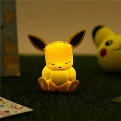 Pokemon Pikachu Snorlax Cartoon Night Light Creative Mini Bedroom Bedside Light Cute Eevee Ditto Night Light Birthday Gift