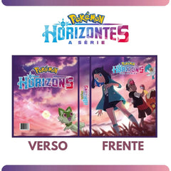 Album File Folder Pokemon Horizons A Series with 10 Sheets Cards TCG Hard Cover Reinforced Cards