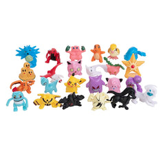 3-6cm Pokemon Anime Figure Non-Repeat Style Pikachu Charizard Pocket Monster Pet Toy Figure Collectible Model Kids Birthday Gift