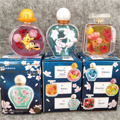 Pokemon Perfume Bottle Petite Fleur Blind Box Toys Pikachu Pichu Rokon Mew Hakuryu Shaymin Anime Figure Doll Toys Kids Gifts