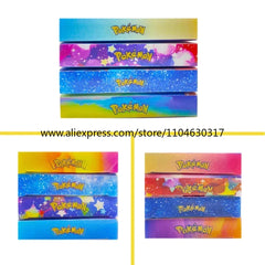 27pcs/50pcs Pokemon 3D Conversion Card English Version Vmax Charizard Pikachu Pikachu Rare Collection Trainer Colorful Card Box