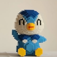 Pokemon Building Block Lucario Mewtow Cubone Gyarados Gengar Piplup Mega Charizard Figure DIY Assembly Micro Bricks Toys for Kid