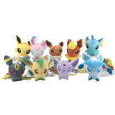 Pokemon Plush 10cm Eevee Keychain Anime Figures Umbreon Sylveon Espeon Soft Stuffed Plushie Doll Toy Pendant