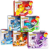 Pokemon Ball Deform Mewtwo Figure Pokeball Action Figurine Pikachu Charizard Gengar Blastoise Greninja Eevee Poke Child Toy Set