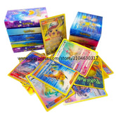 27 pezzi/50 pezzi Pokemon 3D Carte di conversione Versione Inglese Vmax Charizard Pikachu Pikachu Rare Collezione Allenatore Scatola di carte colorate