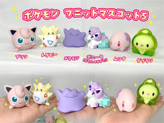 Anime Pokemon Gashapon Toys Sitting Posture Series 5 Cartoon Figures Jigglypuff Togepi Ditto Munna Model Decoration Dolls Gifts