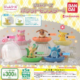 Bandai Genuine Pokemon Gashapon Toys Styling Series 4 Anime Figure Slowpoke Pikachu Leafeon Model Decoration Kids Gifts