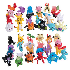 3-6cm Pokemon Anime Figure Non-Repeat Style Pikachu Charizard Pocket Monster Pet Toy Figure Collectible Model Kids Birthday Gift