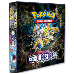 Cartella Album Bones Pokemon Scarlet e Violet Starlet con 20 fogli 9 tasche TCG copertina rigida
