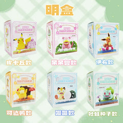 Anime Pokemon Figure Pikachu Eevee Meowth Bulbasaur Decoration Ornaments Action Figure Model Toys Children Birthday Gifts