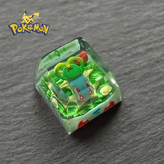 Pokemon Anime Character Snorlax Resin Keycaps Micro Landscape Handmade Customized Personalized Gifts Mechanical Keyboard Keycaps