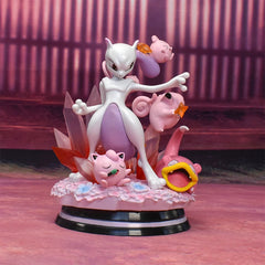 Pokemon Alolan Vulpix Mewtwo Charizard Lucario Figure Action Toys Charmander Bulbasaur Squirtle Figurine Collectible Model Dolls