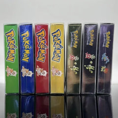 Pokemon Series Blue/Crystal/Gold/Green/Red/Silver/Yellow GBC Game in Box for Video Game Cartridge USA Version