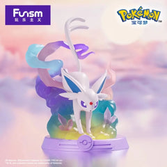 Pokemon Funismo Original Adventure Eevee Family Suit BlindBox Flareon Spider Sylveon Collection of Action Figures Model Toy