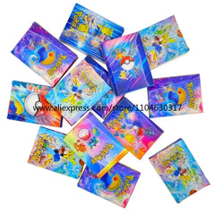27pcs/50pcs Pokemon 3D Conversion Card English Version Vmax Charizard Pikachu Pikachu Rare Collection Trainer Colorful Card Box