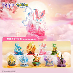 Pokemon Funismo Original Adventure Eevee Family Suit BlindBox Flareon Spider Sylveon Collection of Action Figures Model Toy