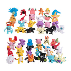3-6cm Pokemon Anime Figure Non-Repeat Style Pikachu Charizard Pocket Monster Pet Toy Figure Collectible Model Kids Birthday Gift
