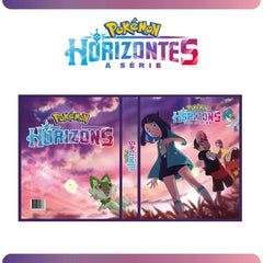 Cartella Album Baste Pokemon Horizons Collection Serie A per Carte TCG Copertina Rigida Rinforzata Allenatore