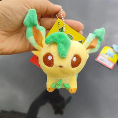 Pokemon Plush 10cm Eevee Keychain Anime Figures Umbreon Sylveon Espeon Soft Stuffed Plushie Doll Toy Pendant