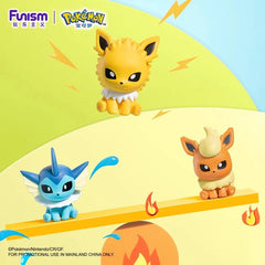 Pokemon Figures Eevee Evolution Vaporeon Espeon Umbreon Sylveon Leafeon Dolls 4cm PVC Model Pokémon Toys for Kids Christmas Gift
