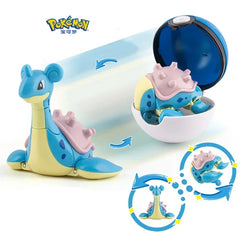 Original Pokemon Elf Ball Toys Pocket Monsters Figures Model Pikachu Gengar Elf Ball Dragonite Snorlax Lapras Kids Toy