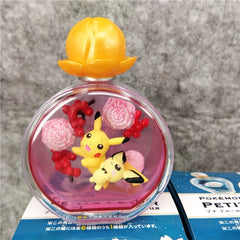 Pokemon Perfume Bottle Petite Fleur Blind Box Toys Pikachu Pichu Rokon Mew Hakuryu Shaymin Anime Figure Doll Toys Kids Gifts