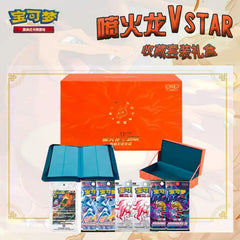 Genuine Pokemon Card Charizard Mewtwo Vstar Collectible Gift Box Simplified Chinese Ptcg Trading Cards Children Birthday Gifts