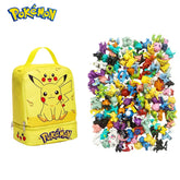24-144pcs Pokemon Figurine Model Lot Bulk Buy Mini Small Styles Pikachu Anime Figure Doll Kawaii Toy Gift Birthday Kids Pack Bag