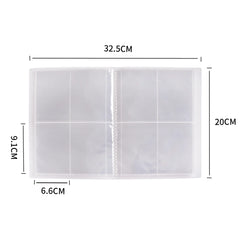 240PCS Pokemon Pikachu Mewtwo Game Card Collective Book Basketball Football Anime Card Protector Notebook Card Collection Folder