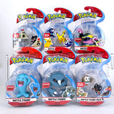 Pokemon WTC Pikachu Popplio Rowlet Litten Sandygast Muk Wobbuffet Metang Doll Gifts Toy Model Anime Figures Collect