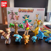 Bandai Original Scale World Pokemon Johto Region 2 Sudowoodo Mareep Marill Azumarill Ampharos Kris Teddiursa Anime Figure Gift