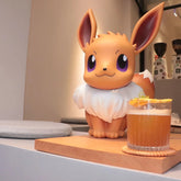 40cm Pokemon Big Size 1:1 Eevee Action Anime Figure Toys Kawaii Cartoon Doll Office/home Ornaments Toys Gifts for Children Teens