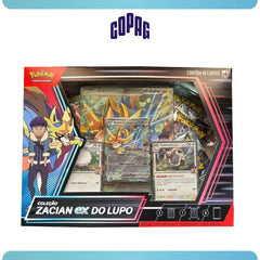 Box Zacian Collection of Lupo Ex Pokémon Copag Cards Booster TCG Dubwool Wooloo with Extra-large Letter