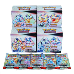 360pcs Pokémon Collection Game Card Booster Card Pack Sword and Shield Series Prismatic Evolutions - Toy Gift Flash Card