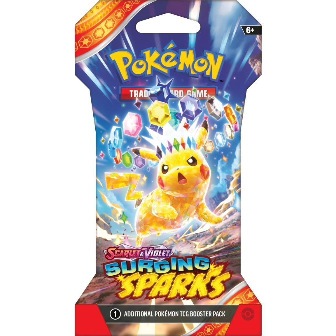 Surging Sparks Sleeved Eight (8) Booster Packs