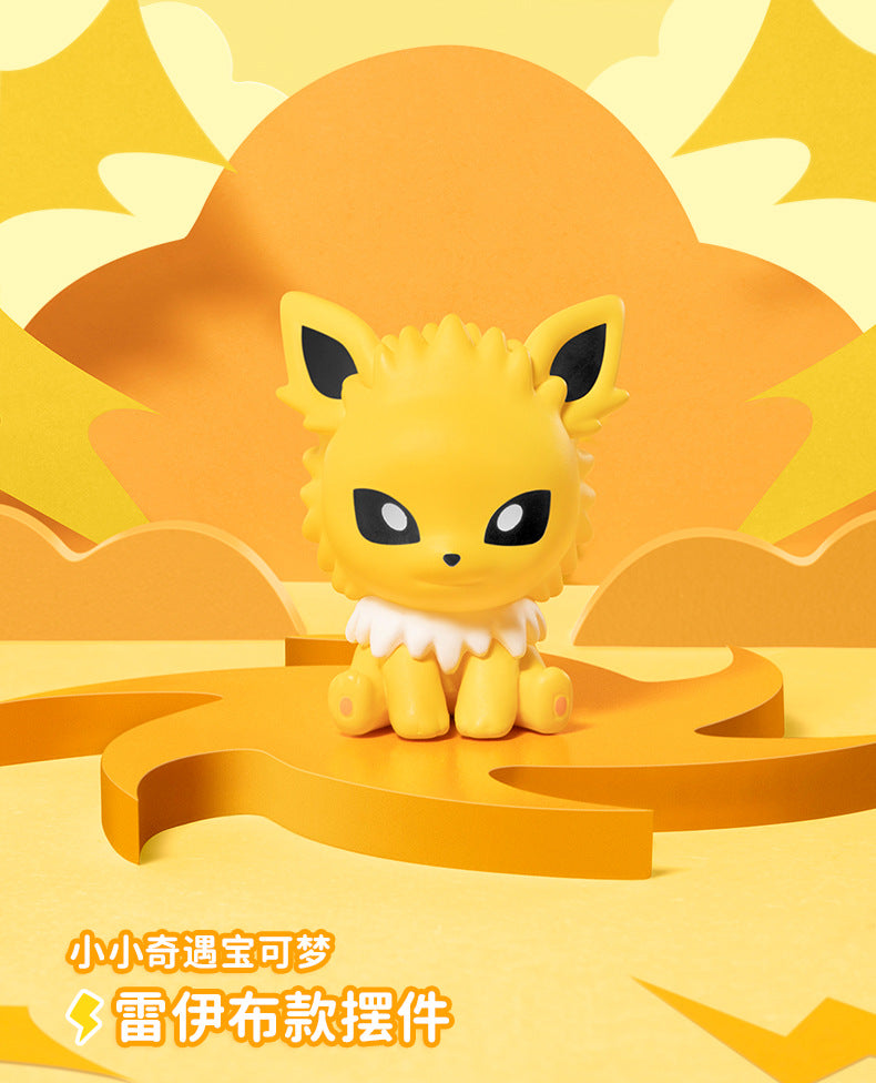 Pokemon Figures Eevee Evolution Vaporeon Espeon Umbreon Sylveon Leafeon Dolls 4cm PVC Model Pokémon Toys for Kids Christmas Gift